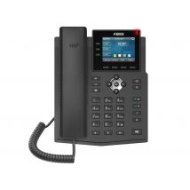 Fanvil X3U IP phone Black 6 lines LCD