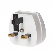 Maplin Euro 2 Pin Plug to UK Mains Plug Converter with 5 Amp Fuse &amp