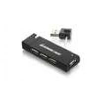 iogear GUH285W6 interface hub 480 Mbit/s Black