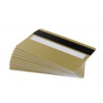 Digital ID Light Gold Premium 760 Micron Cards With Hi-Co Magnetic Str
