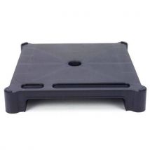 LEBLOC stackable 50mm monitor riser/stand in black; initially designed