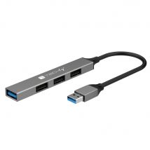 Techly IUSB32-HUB4A-3U2SLS laptop dock/port replicator Wired USB 3.2 G