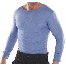 BEESWIFT Long Sleeve Thermal Vest Blue XL