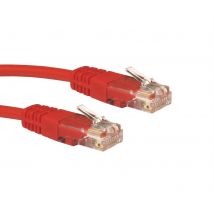 Cables Direct 15m CAT5e 100MHz networking cable Red U/UTP (UTP)