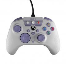Turtle Beach REACT-R Purple. White USB Gamepad Analogue / Digital PC.