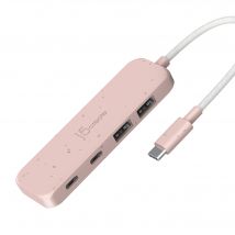 j5create Eco-Friendly USB-C to 4-Port Type-C &amp; Type-A Gen 2 Hub