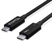 Plugable Technologies Thunderbolt 3 Cable 40Gbps Supports 100W (20V. 5