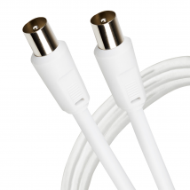 Maplin RF Male to RF Male Connector TV Aerial Coaxial Cable - 1m