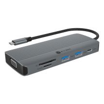 ICY BOX IB-DK4040a-CPD Wired USB 3.2 Gen 1 (3.1 Gen 1) Type-C Aluminiu