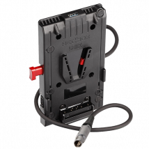 Hedbox V-Mount Battery Plate with 3x D-Tap 1x USB 1x 50cm DC cable Reg