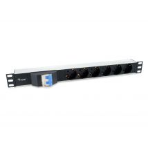 Equip 333312 power distribution unit (PDU) 6 AC outlet(s) 1U Black