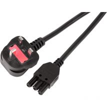 POWERDATA 13A PLUG TO FEMALE 3-POLE CONNECTOR LEAD 2M