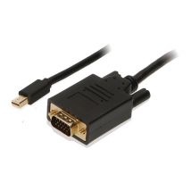 2-Power CAB0027A video cable adapter 1 m VGA (D-Sub) Mini DisplayPort