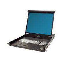 Raritan 1U 17&quot; LED backlit LCD KVM console with HDMI/DP/DVI. US E