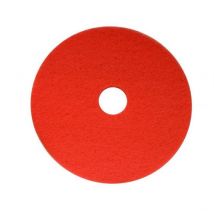 MAXIMA Maxima Polyester Floor Pads for Rotary Floor Polisher Red 17 In
