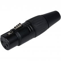 ProSound Maplin XLR Female Connector Gold Plated Copper Contacts Zinc