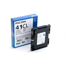Ricoh 405766/GC-41CL Gel cartridge cyan. 600 pages ISO/IEC 24711 for R