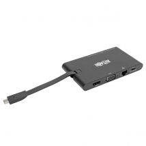 Tripp Lite U442-DOCK3-B USB-C Dock - 4K HDMI, VGA, USB 3.x (5Gbps), US