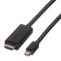 ROLINE Mini DisplayPort Cable. Mini DP-UHDTV. M/M. 2 m