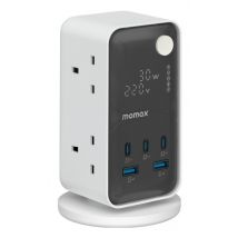 Momax US21UKW mobile device charger Universal White AC Indoor