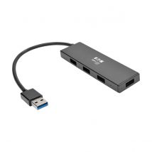 Tripp Lite U360-004-SLIM 4-Port Ultra-Slim Portable USB 3.x (5Gbps) Hu