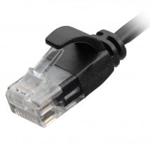 Cablenet CNL 1M C6 Bk UTP Ls 30AWG Slim SB