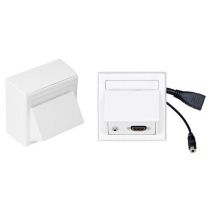 Vivolink WI221170 socket-outlet HDMI + 3.5mm White