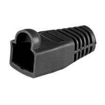 Cablenet RJ45 Cat6a Boot Black 6.5mm