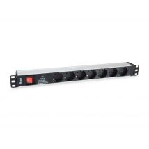 Equip 333309 power extension 1.8 m 7 AC outlet(s) Indoor Black. White