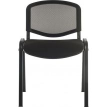 Teknik Conference Mesh Back Stackable Chair Black - 1500MESH-BLK DD