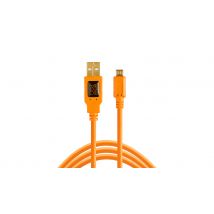 Tether Tools CU5430ORG USB cable 4.6 m USB 2.0 USB A Micro-USB B Orang