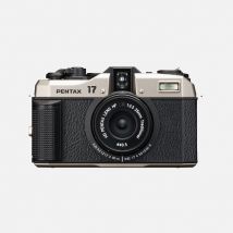 Pentax 17 Compact film camera 35 mm Black. Silver