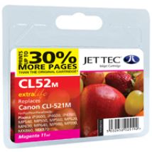 Jet Tec CL52M ink cartridge 1 pc(s) Magenta