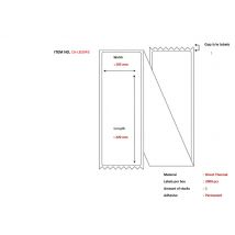 Capture CA-LB3045 printer label White