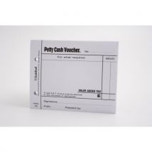 Guildhall Petty Cash Voucher Pad 127x101mm White 100 Pages (Pack 5) -