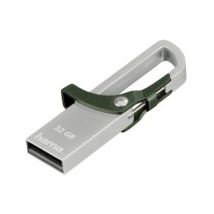 Hama &quot;HOOK-STYLE&quot;. USB flash drive 32 GB USB Type-A 2.0 Gree