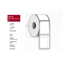 Capture SHIPLABEL105X75-C25 printer label