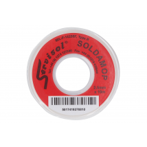 Servisol Soldamop Solder Absorbing Wick 2.5mm x 10m - Red