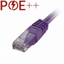 Cablenet 1.5m Cat6 RJ45 Violet U/UTP PVC 24AWG Flush Moulded Booted Pa