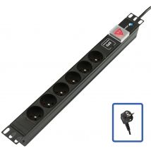 Lanview POWER STRIP 19&quot; - 6 WAYS - 1U