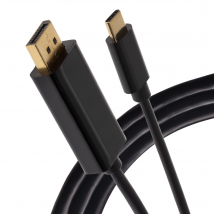 Maplin USB-C to DisplayPort Cable 4K@60Hz Ultra HD 1.8m