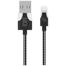 Juice JUI-ANI-CABLE-TYPEC-2M-BRD-GPAN lightning cable Black. White