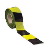 ValueX Barrier Tape 75mmx500m Yellow/Black - 006-0107