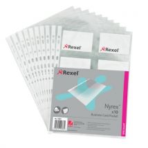 Rexel Nyrex™ Business Card Pockets (10)