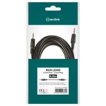 AV Link 112.040UK audio cable 6 m 3.5mm Black