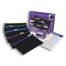 Snopake HangGlider Suspension Files - 25 Files. Asst Cols hanging fold