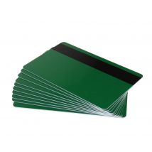Dyestar Forest Green 760 Micron Plastic Cards With Hi-Co Magnetic Stri