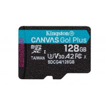 Kingston Technology 128GB microSDXC Canvas Go Plus Gen4 200R A2 U3 Sin