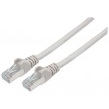 Intellinet Network Patch Cable. Cat6A. 1m. Grey. Copper. S/FTP. LSOH /