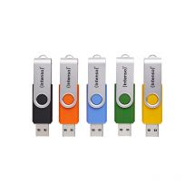 Intenso 5 x USB flash drive Office Line. 64 GB. USB-A. 3.2 Gen 1x1. as